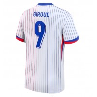 Frankrike Olivier Giroud #9 Bortatröja EM 2024 Korta ärmar